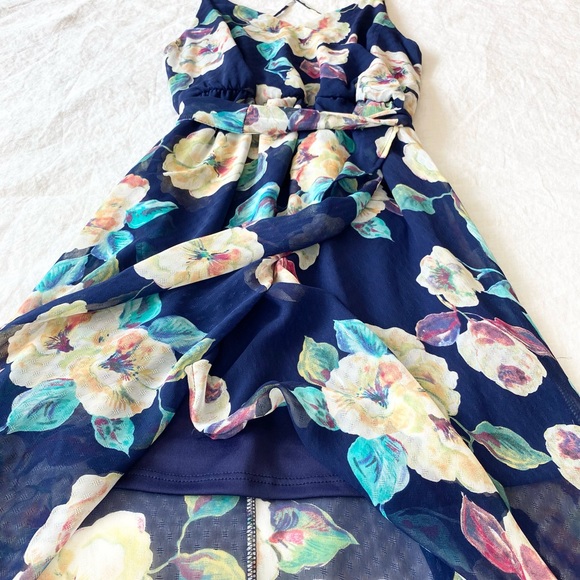 Floral Print Tua Tua High-Low Dress - Picture 12 of 15